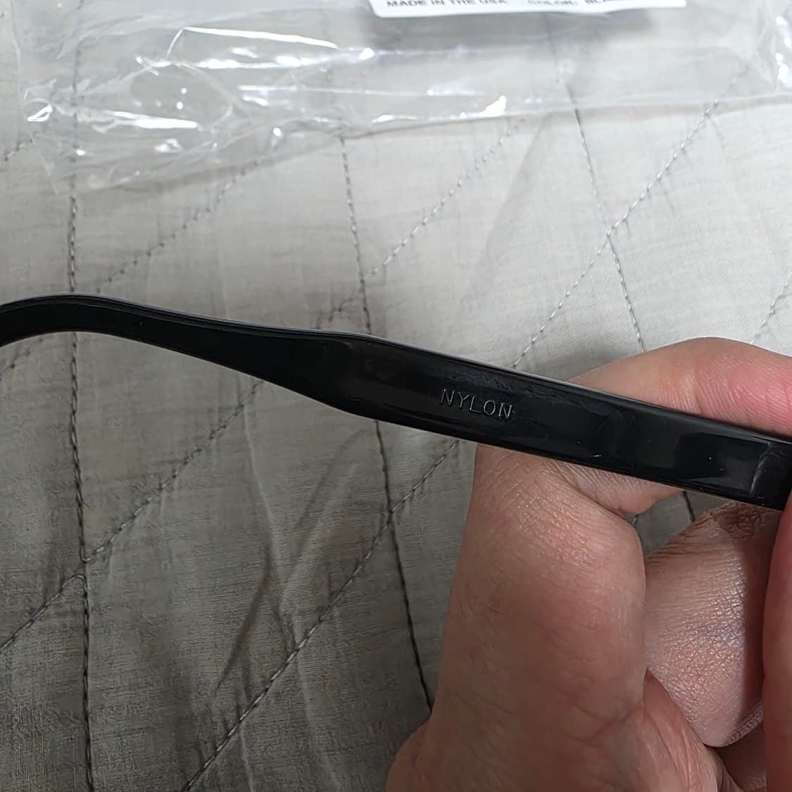 [50-21] 빈티지 크리스 옵티컬 얀크 YANK 블랙 안경테 2 상품이미지6