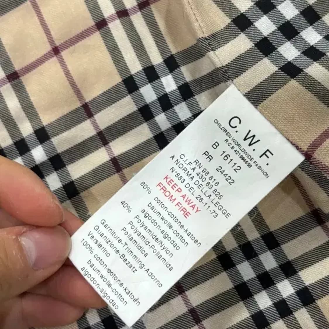 정품 버버리 퀄팅 자켓 ~55 상품이미지4