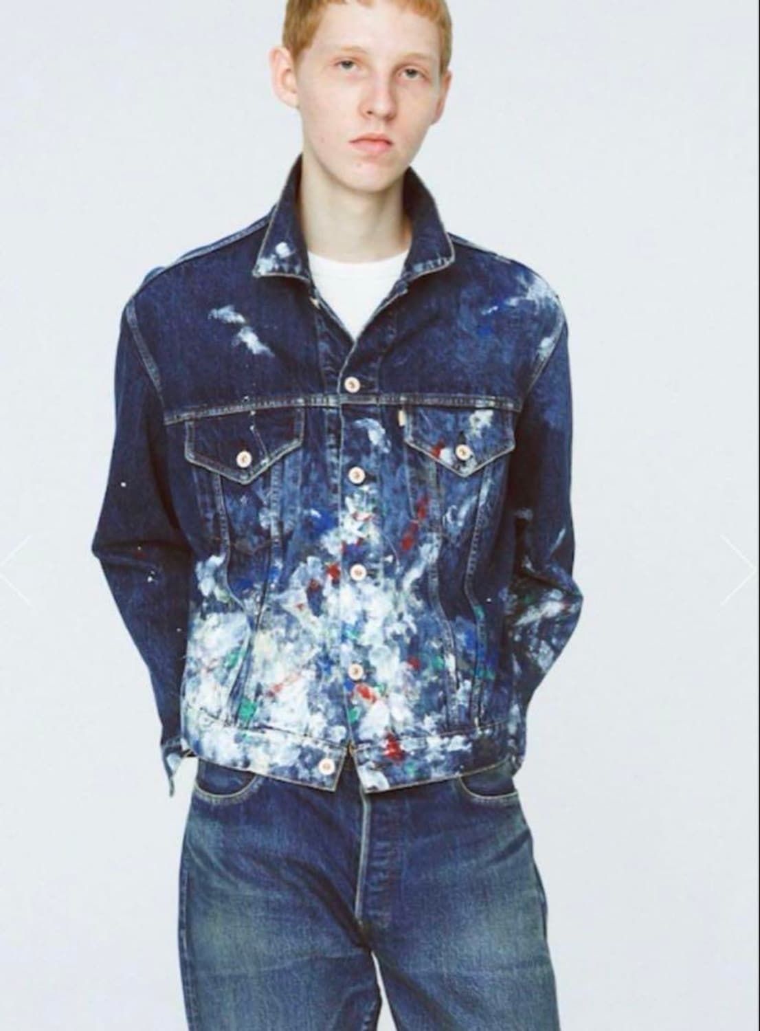 HERILL 헤릴 스플래쉬 데님 자켓 splash denim jacket 상품이미지1