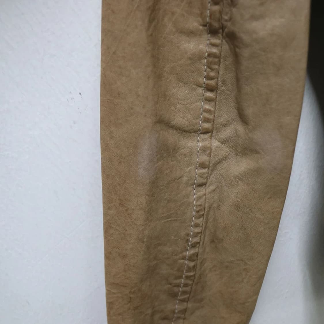 LAMB LEATHER 지퍼 포인트 가죽 자켓 62158 상품이미지8