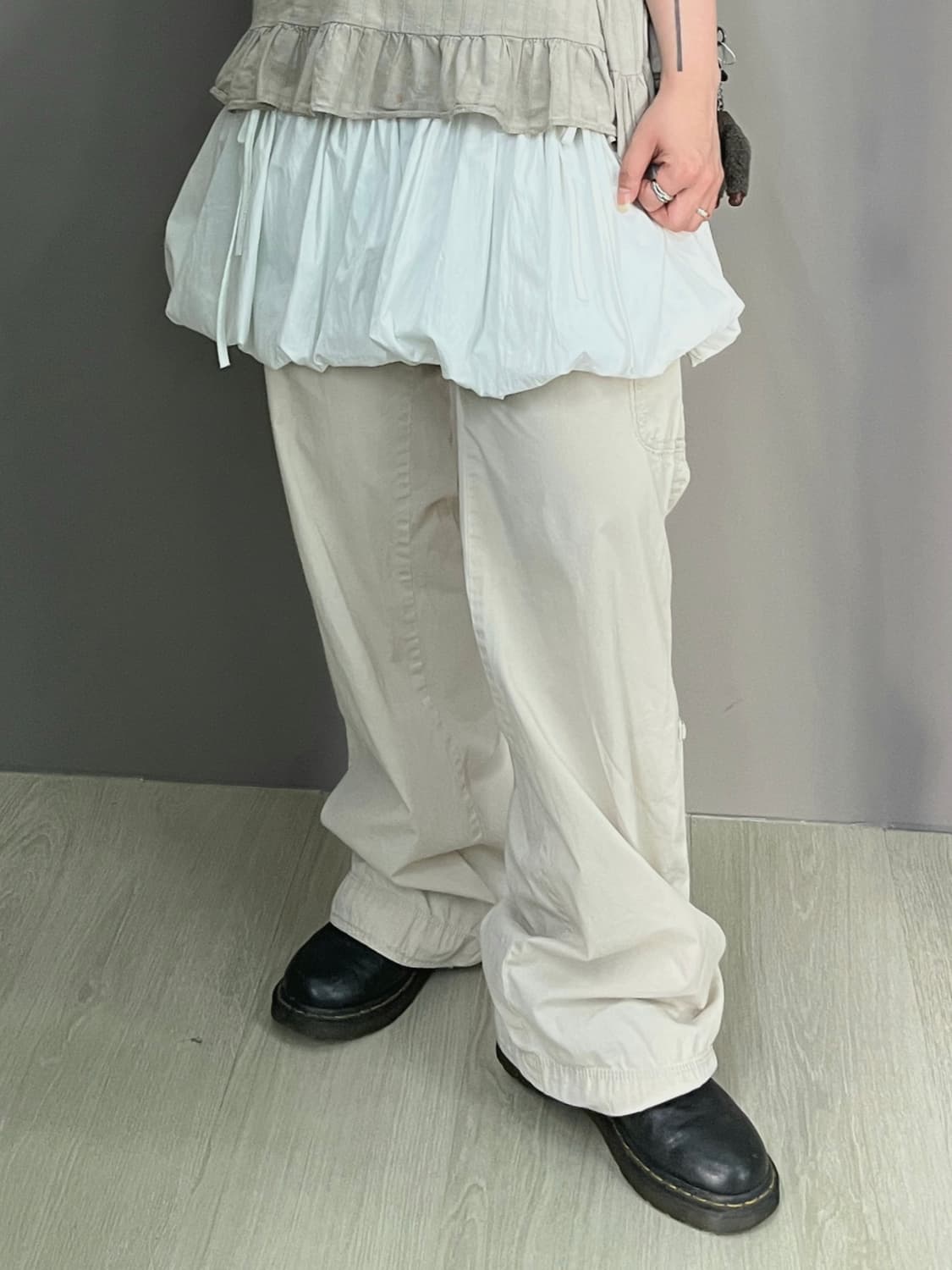 C015 JPN Abercrombie 로우라이즈 카고팬츠 상품이미지1