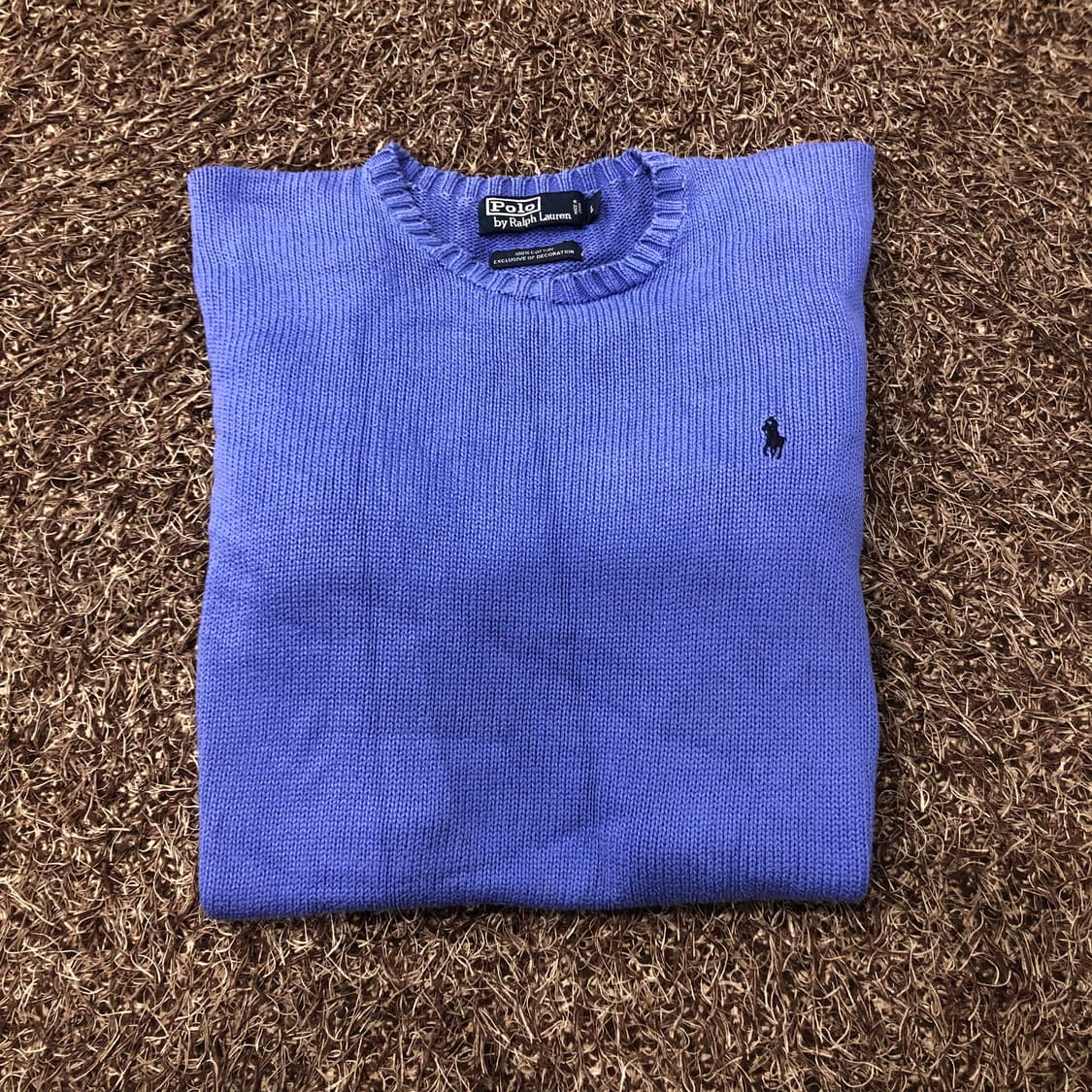 L 폴로 랄프로렌 블루 니트 스웨터 상품이미지1