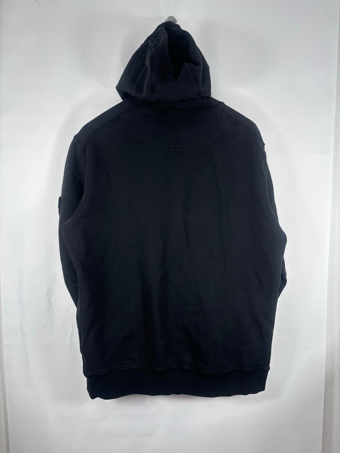 (정품/XXL)스톤아일랜드 스웨트 블랙 후드티 상품이미지3