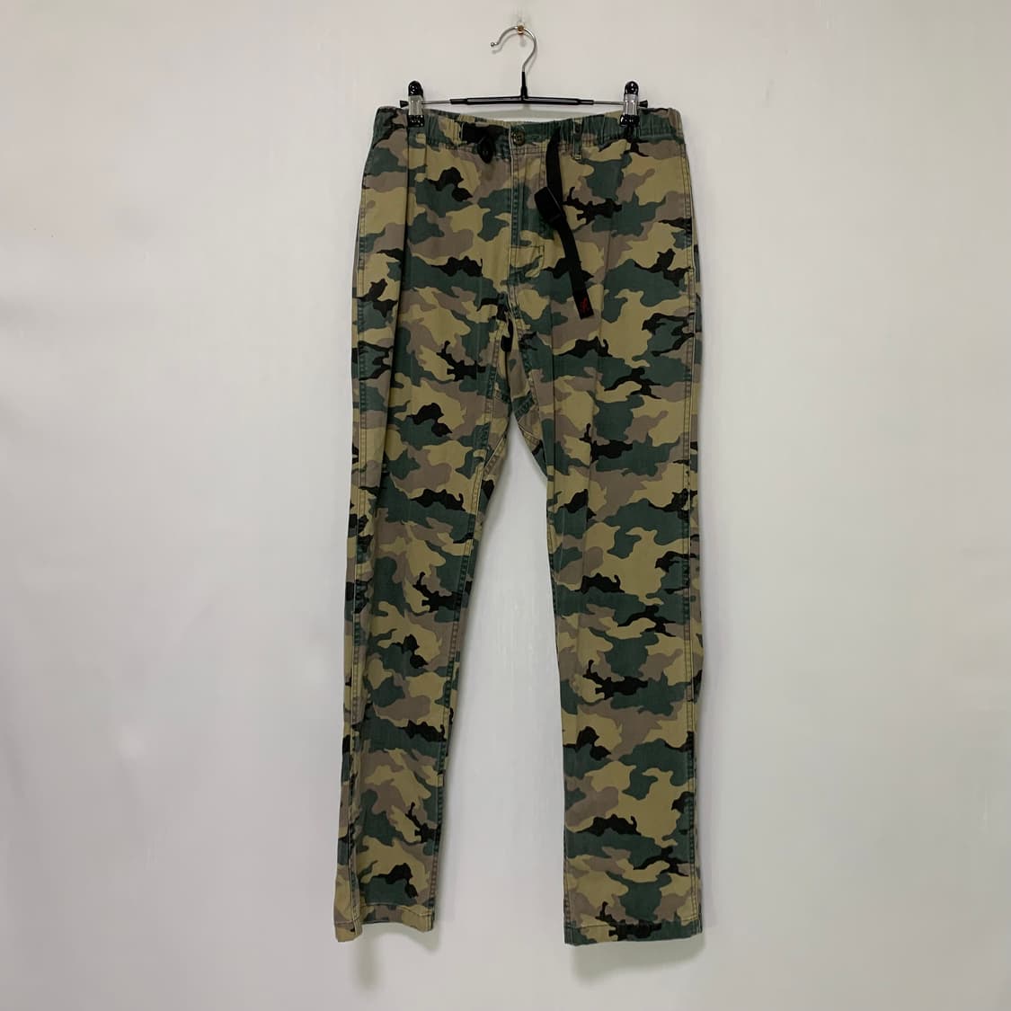 그라미치 USA 빈티지 벨트 밀리터리 카모 코튼팬츠 남녀공용 00s 상품이미지1
