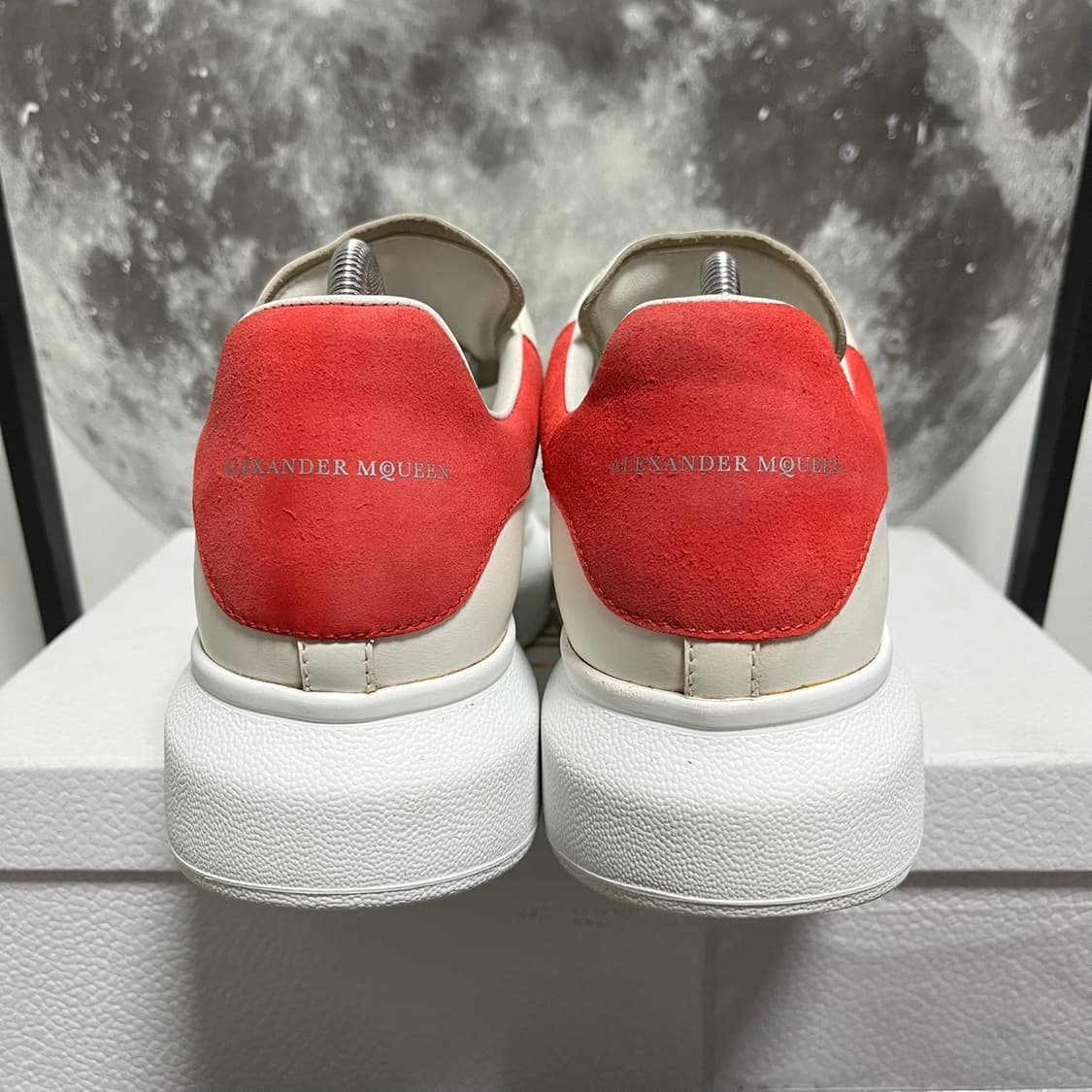 정품 39) 알렉산더 맥퀸 핑크 오버솔 스니커즈 250~255 상품이미지4