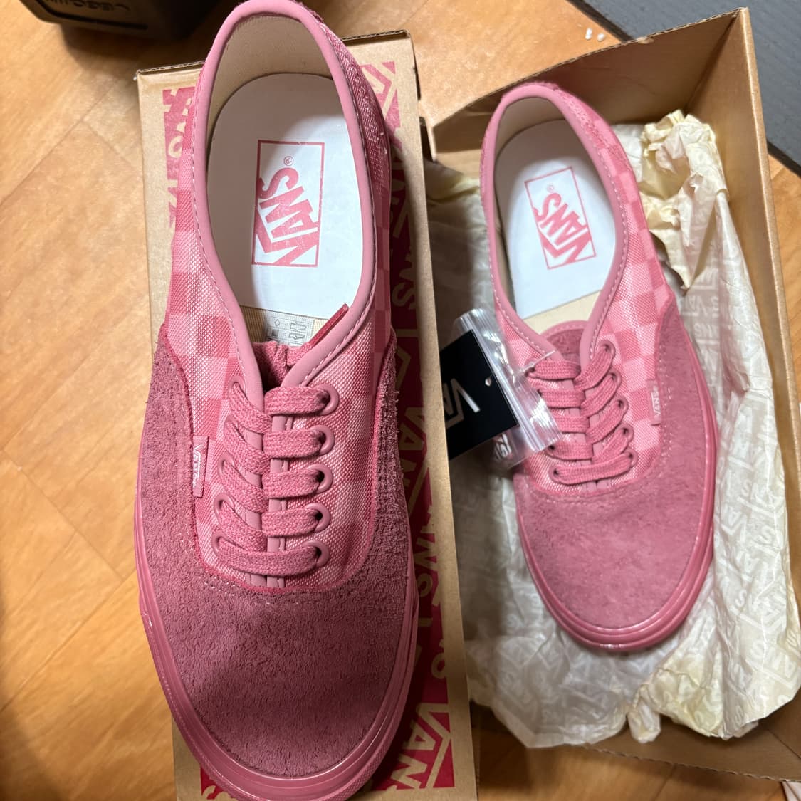 반스 애너하임 더스티 로즈/핑크 체커 260 새상품 상품이미지2