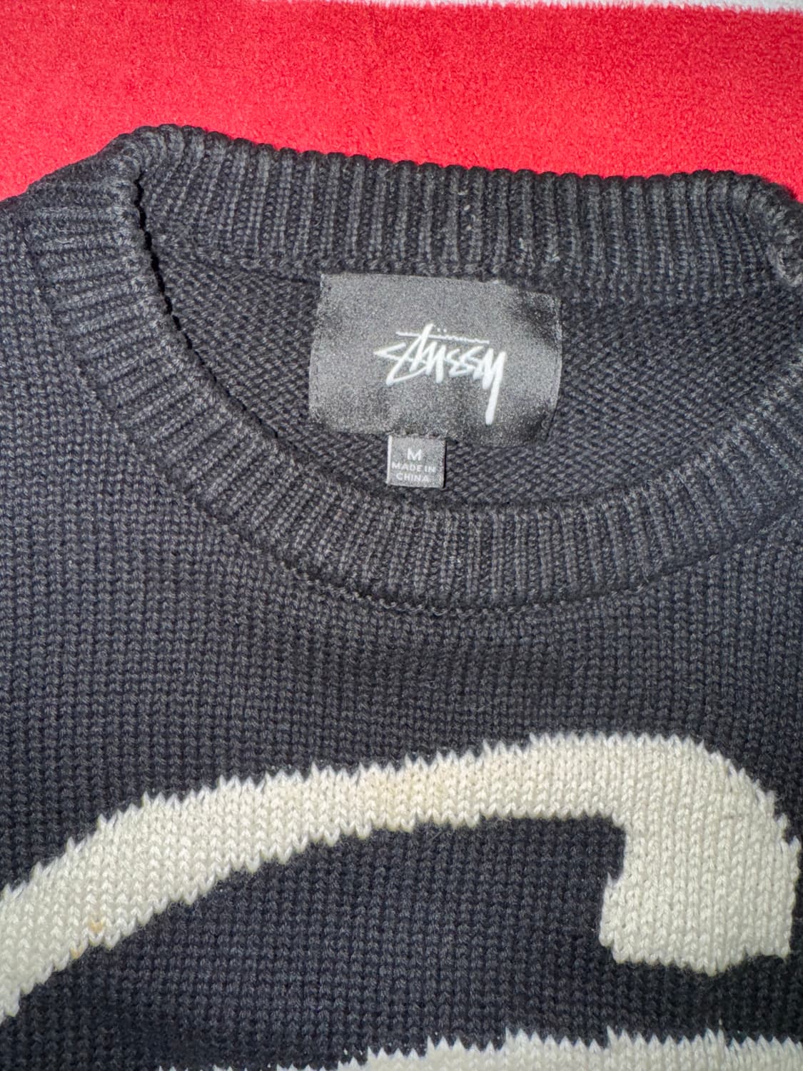 (m) 스투시 스월로고 니트 상품이미지2