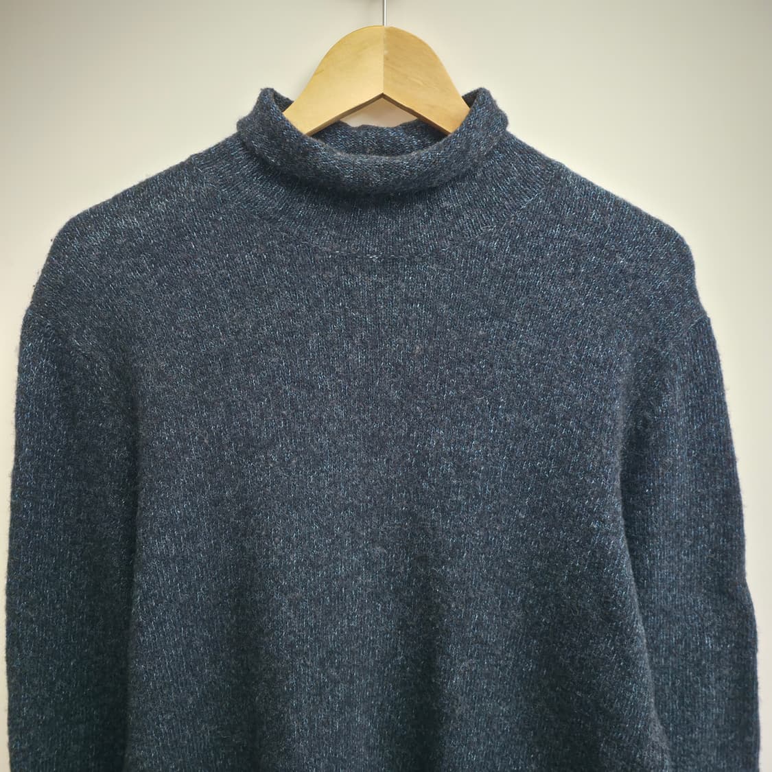 [L] 폴로 랄프로렌 램스울 하프넥 네이비 니트 상품이미지2