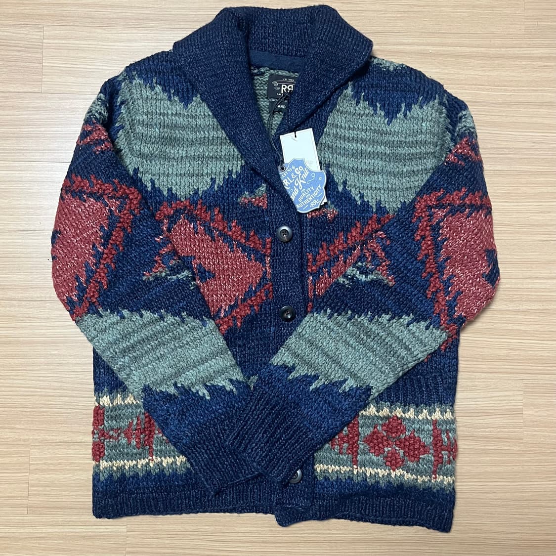 [새상품] RRL 나바호 숄카라 가디건 M 상품이미지1