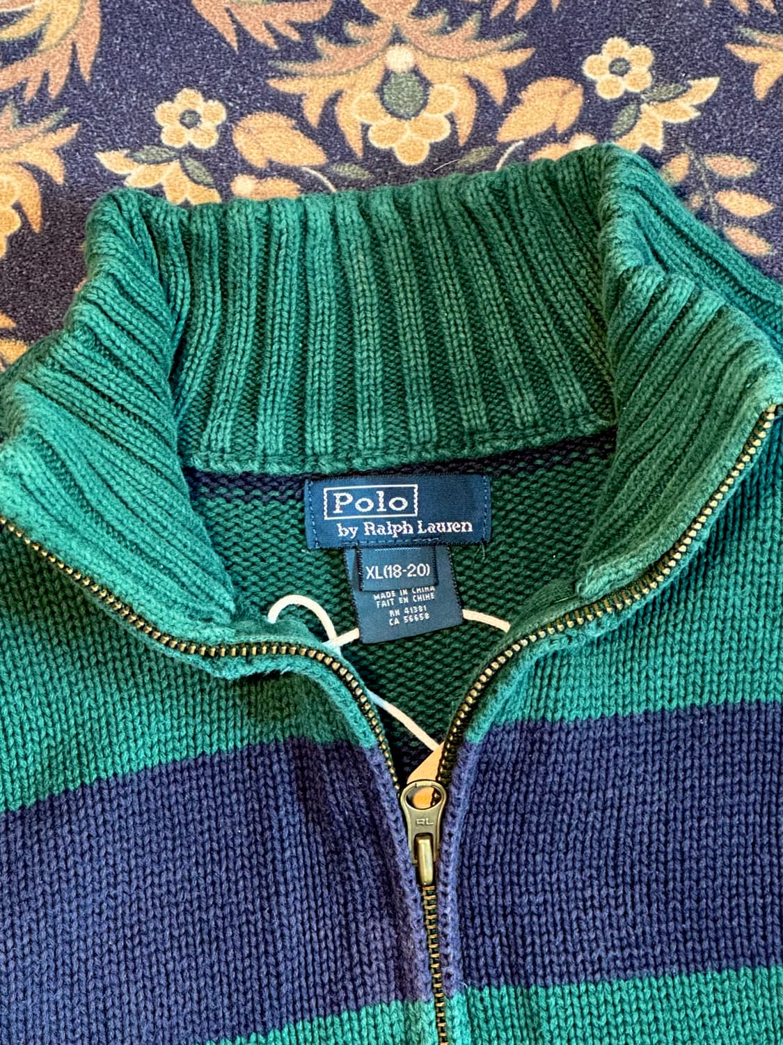 폴로 코튼 니트 쿼터집업 하프집업 상품이미지2