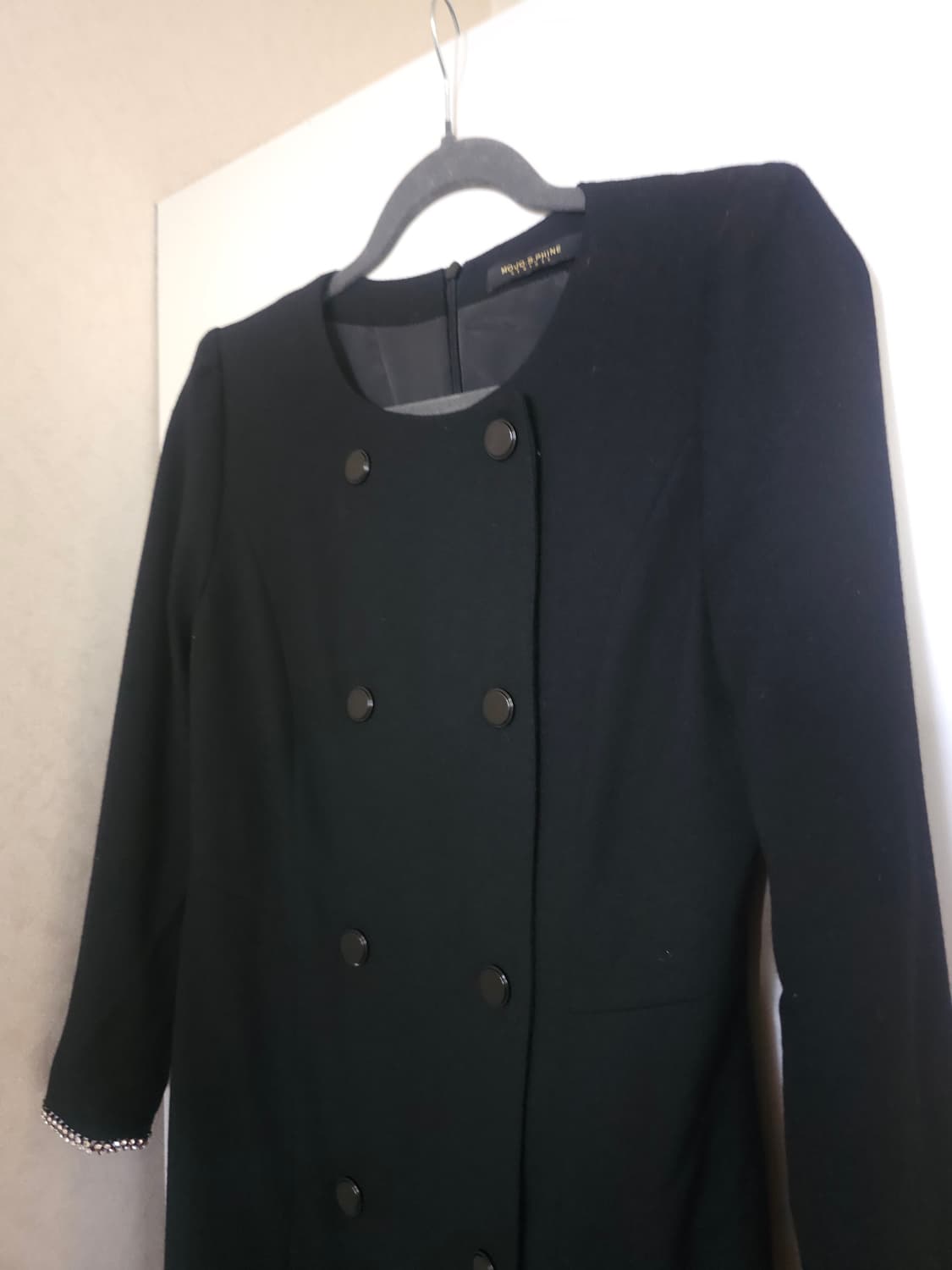 모조에스핀 울 더블버튼 원피스 상품이미지2