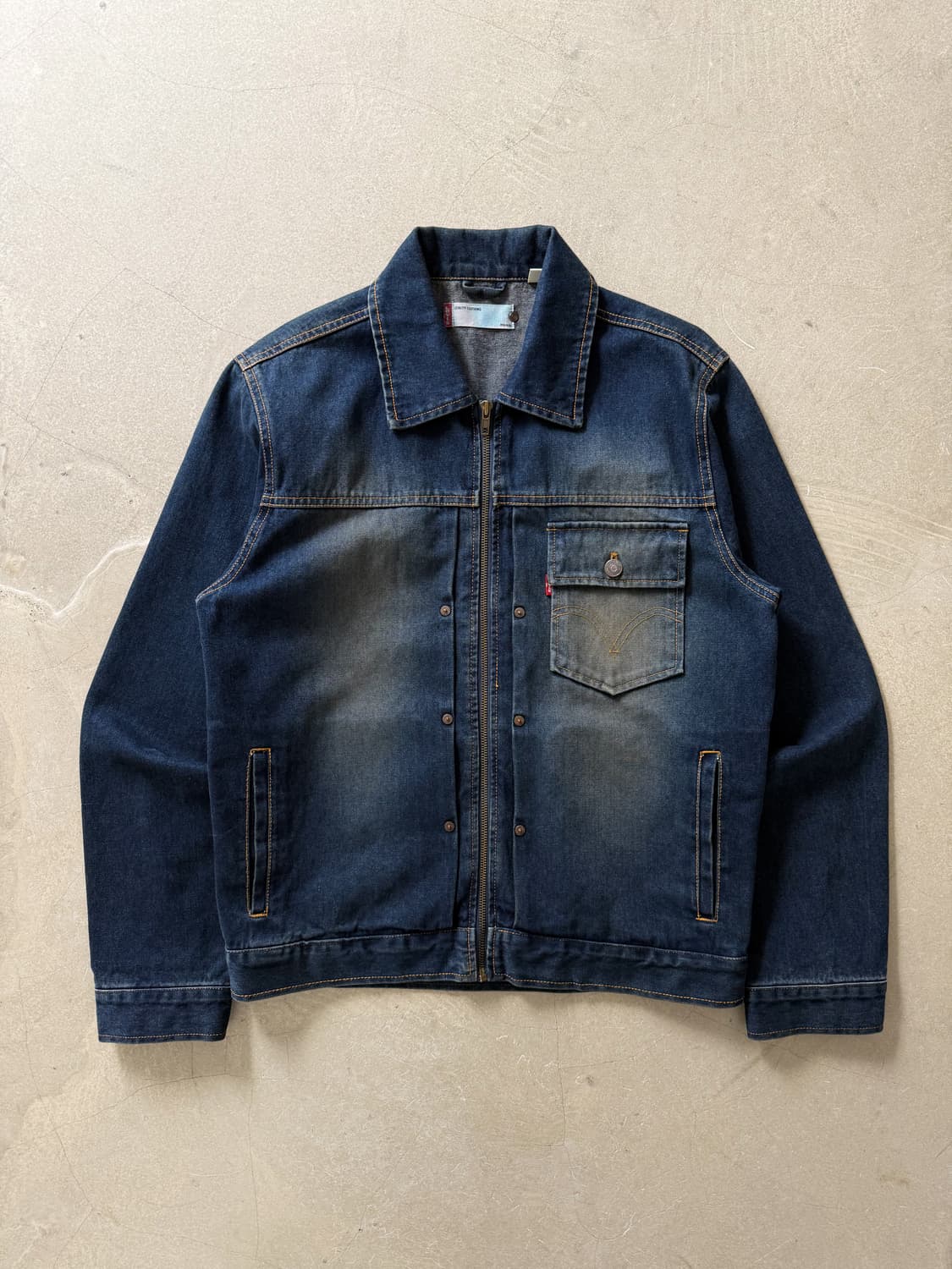 Levi's Red Tab Zip Up Denim Jacket 상품이미지1