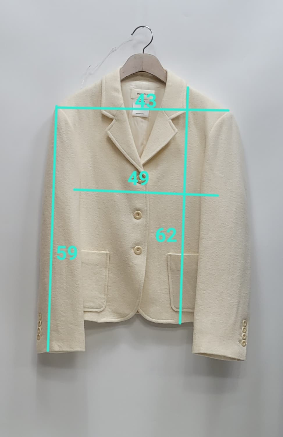 MONIQUE 모니크 울 자켓 / 여 FREE
 상품이미지10