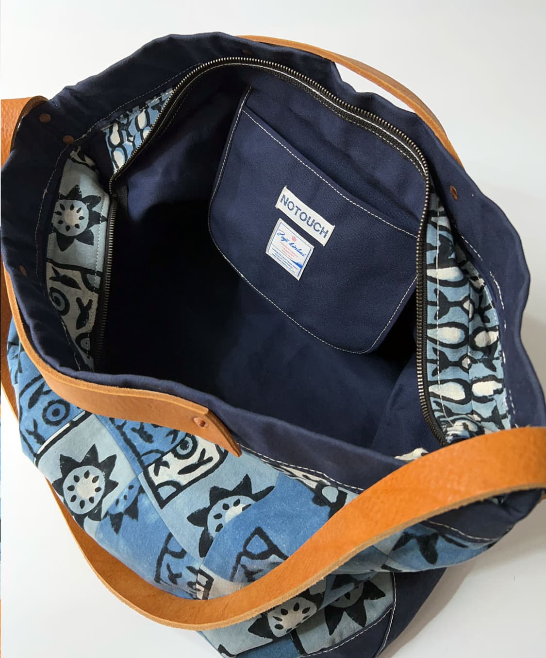 Patchwork Indigo 2way Market bag  상품이미지8