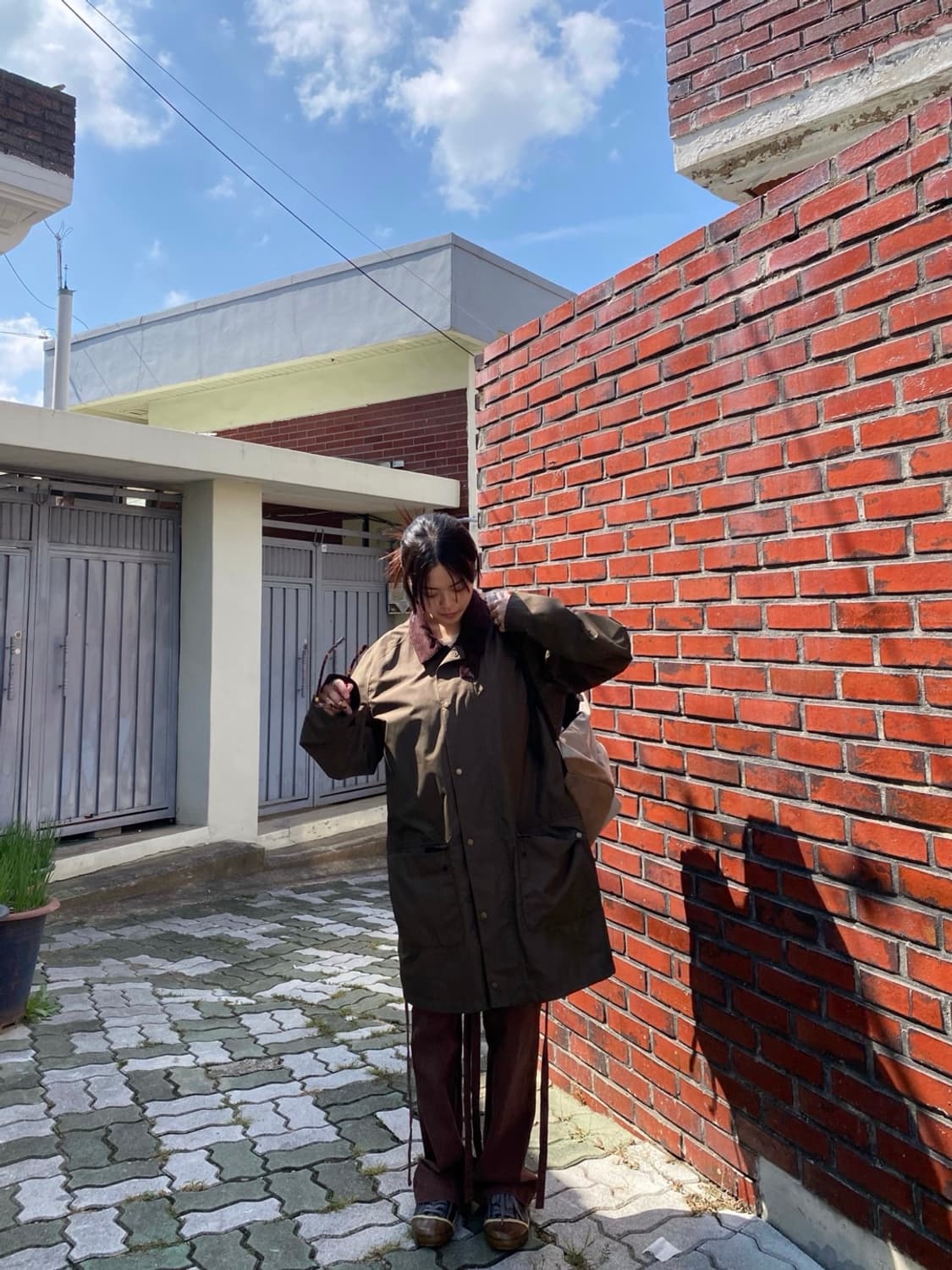 [L] Barbour 바버 스카리스브릭 폴리쉘 헌팅 자켓 상품이미지10