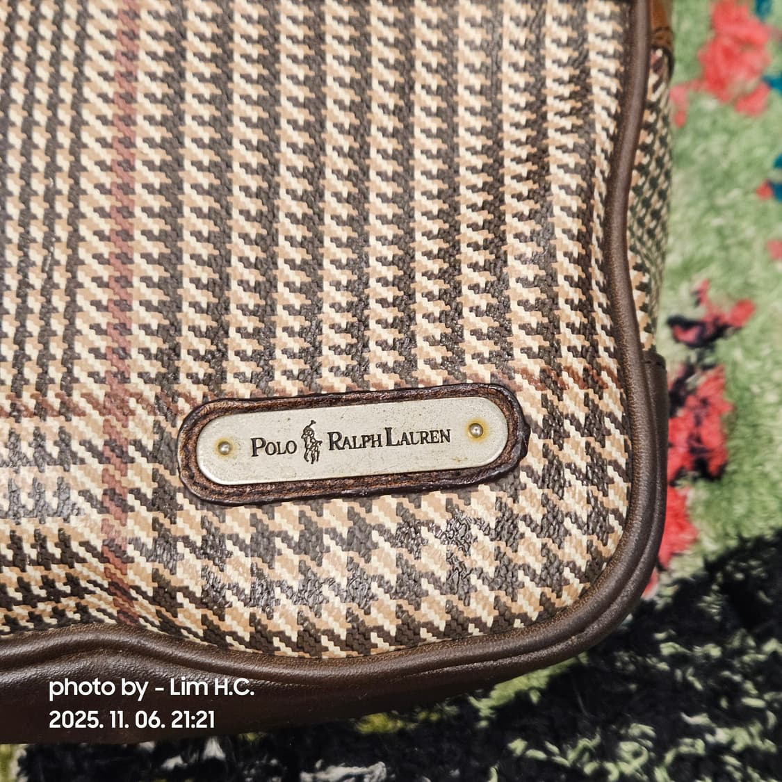폴로 랄프로렌 하운드투스 체크 크로스백 상품이미지2