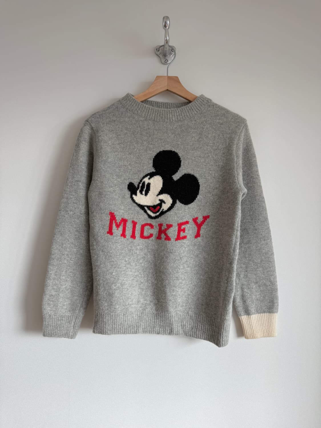 raw 미키마우스 램스울 니트 상품이미지1