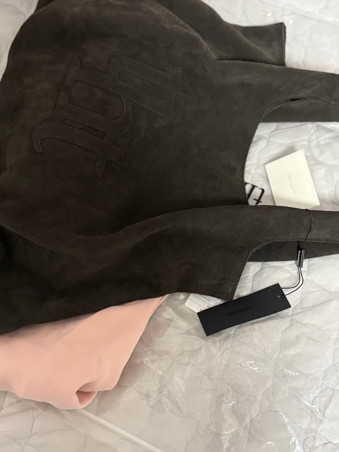 쓰리타임즈 코코아백 다크 브라운 상품이미지4