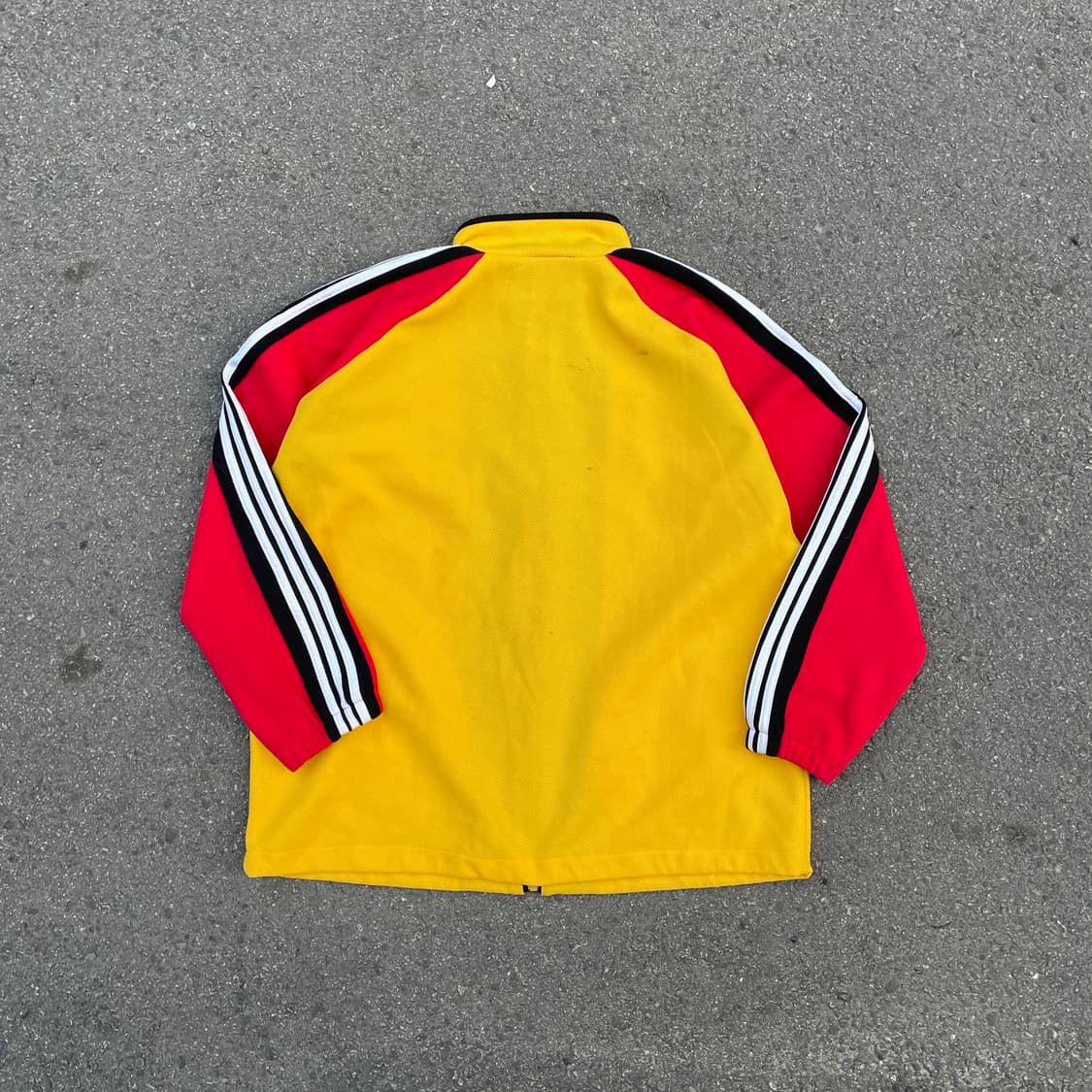 90s 아디다스 배색 올드스쿨 오버핏 져지 트랙탑 XL 상품이미지6