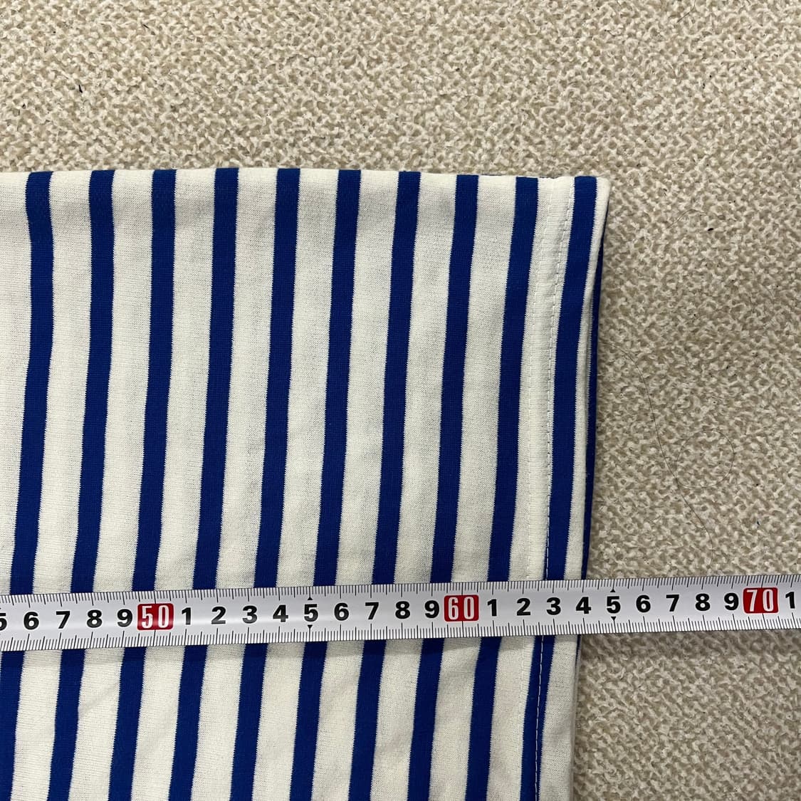 실측확인 고급 스트라이프 반팔 티셔츠 0225M2 상품이미지5