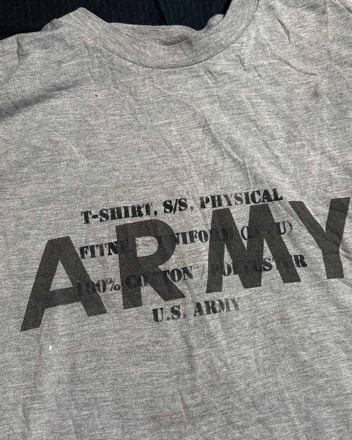U.S Army 'Spec.' 스텐실 IPFU 티셔츠 L 상품이미지2