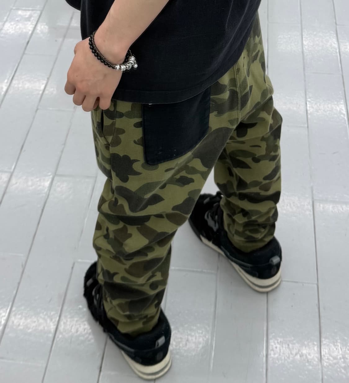 Bape 샤크 스웻 조거 팬츠 상품이미지9
