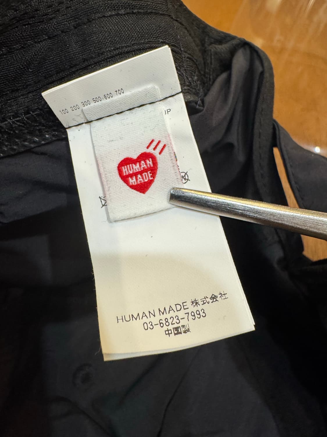 [OS] 휴먼메이드 5패널 나일론 캡 블랙 상품이미지6