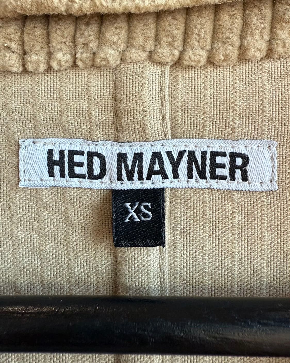 헤드 메이너 베이지 코듀로이 오버라이즈 코트 상품이미지8