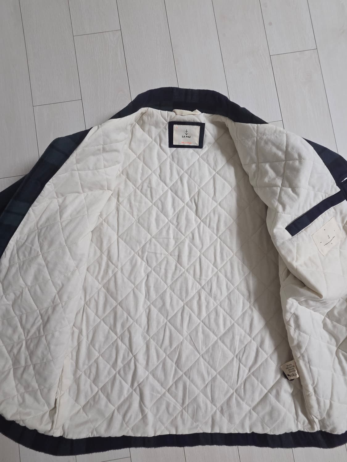 블랙와치 누빔 초어자켓 상품이미지5