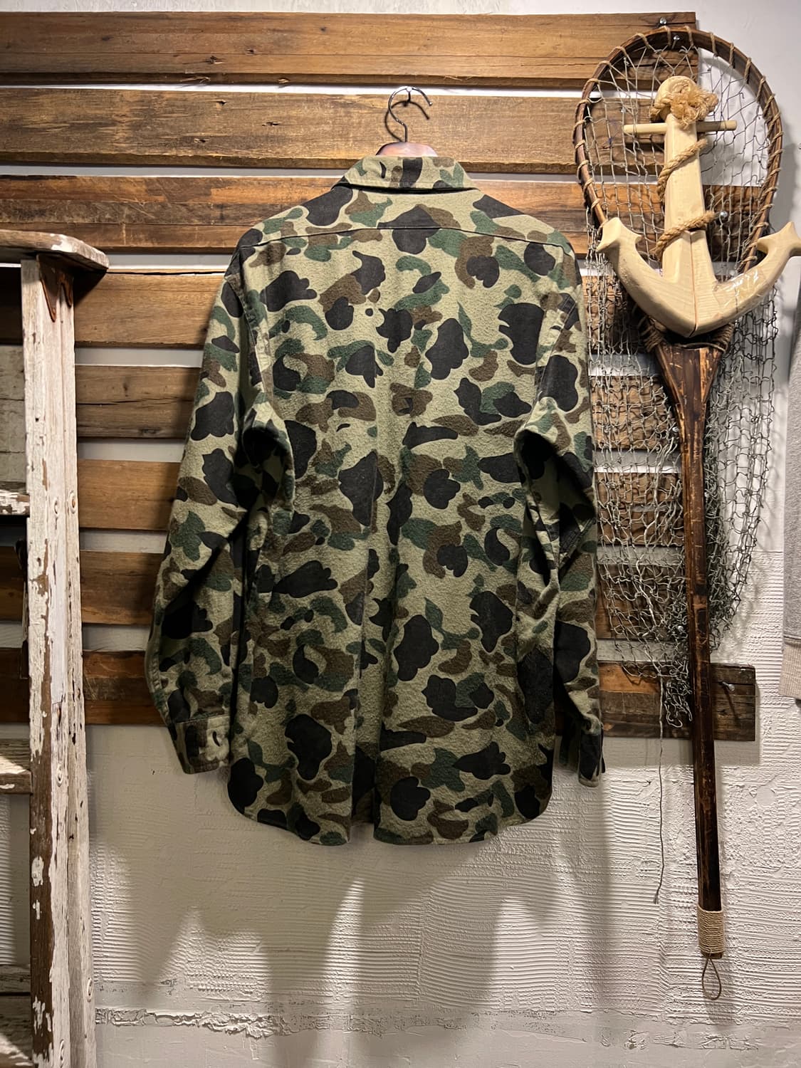 [XL]L.L.Bean 엘엘빈 USA Made 덕카모 샤모아 헌팅 셔츠 상품이미지5
