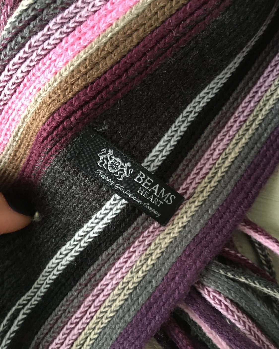  color mixed knit muffler 상품이미지3