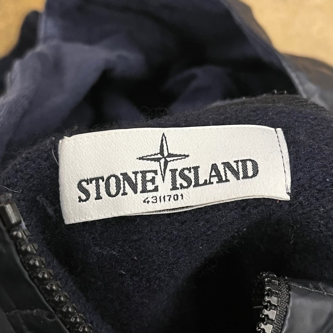 [정품/XL] 스톤아일랜드 와펜 후드 니트 집업 가디건 b18 상품이미지6