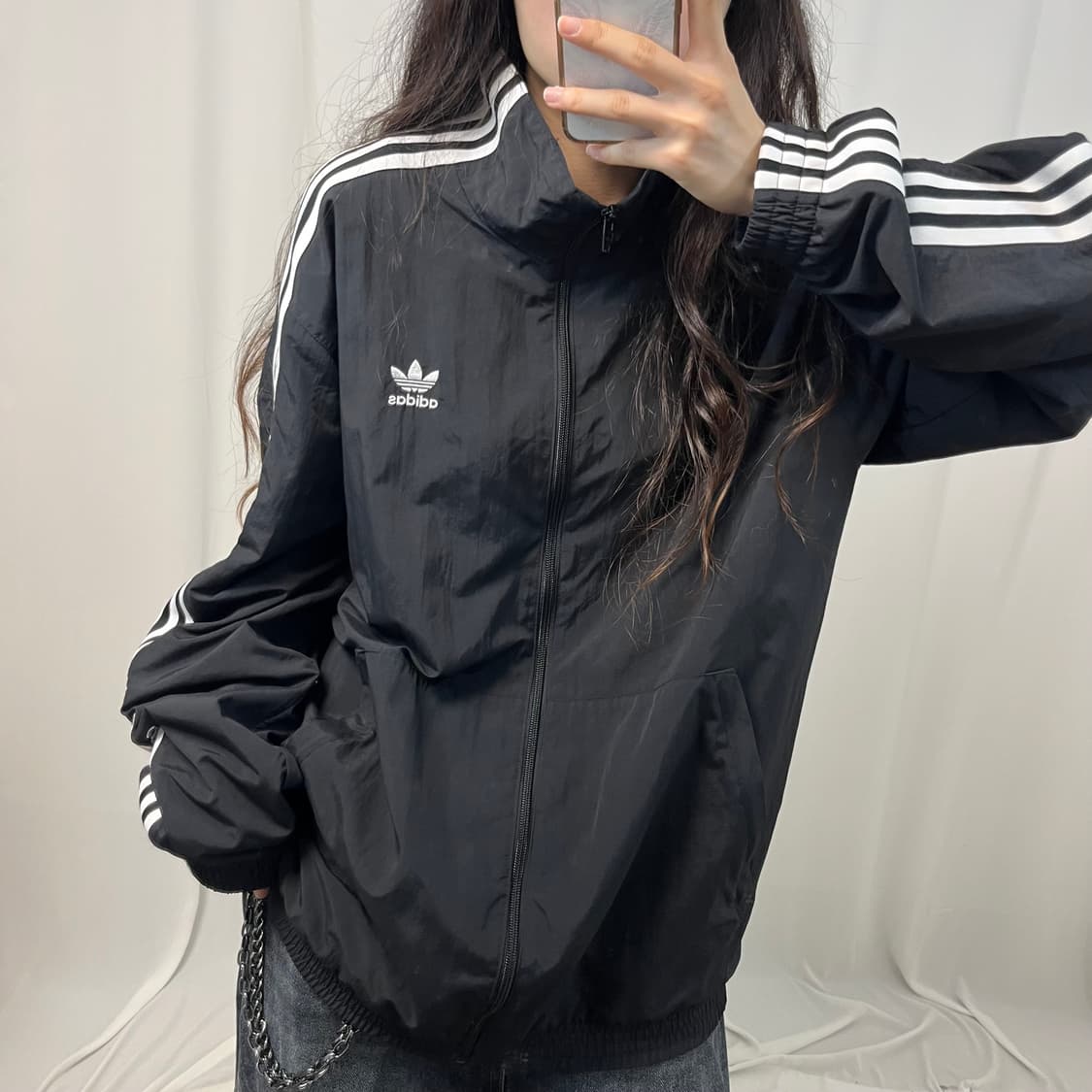 Adidas black locked up windbreak jacket 상품이미지3