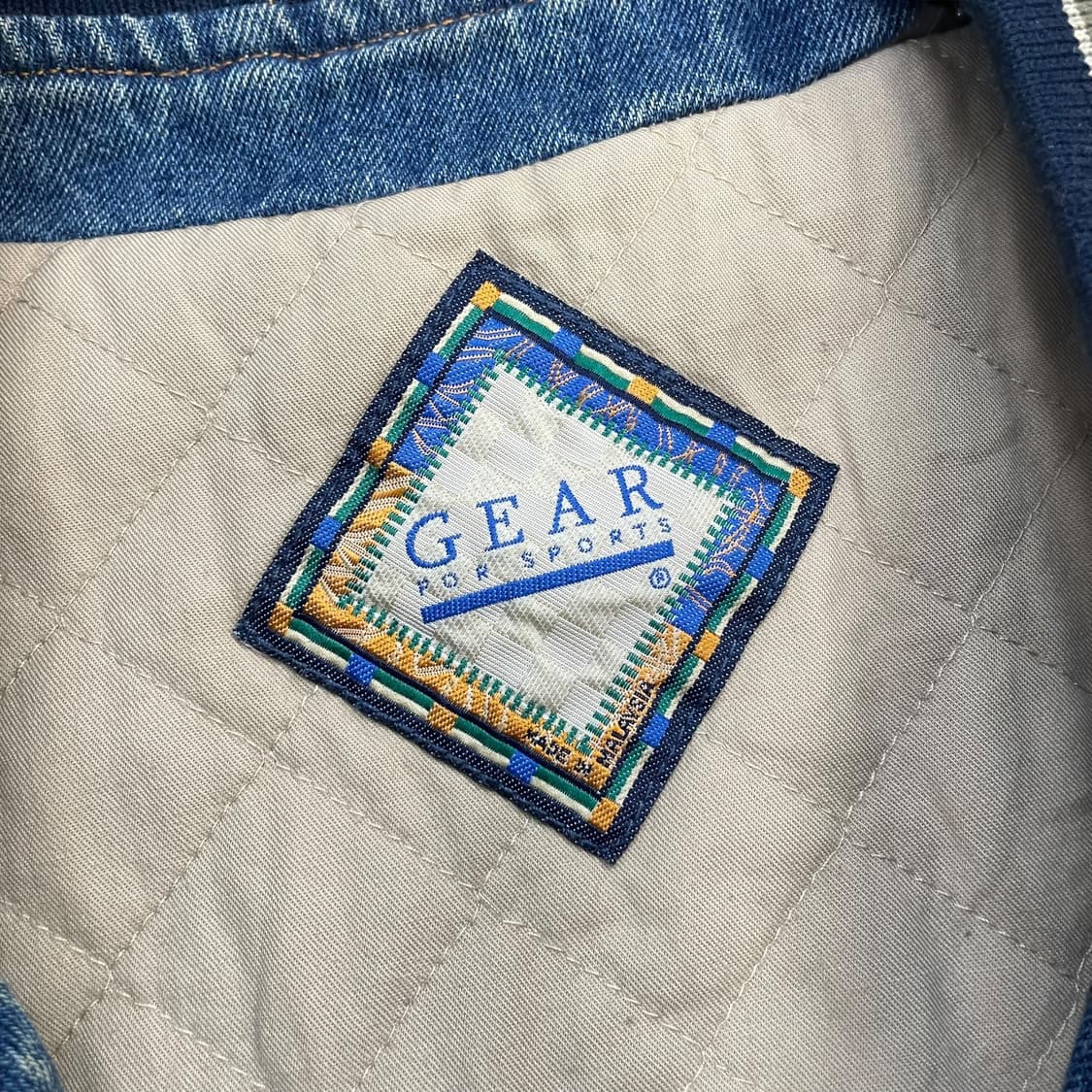 기어 Gear 올드스쿨 데님 코튼 바시티 자켓 상품이미지3