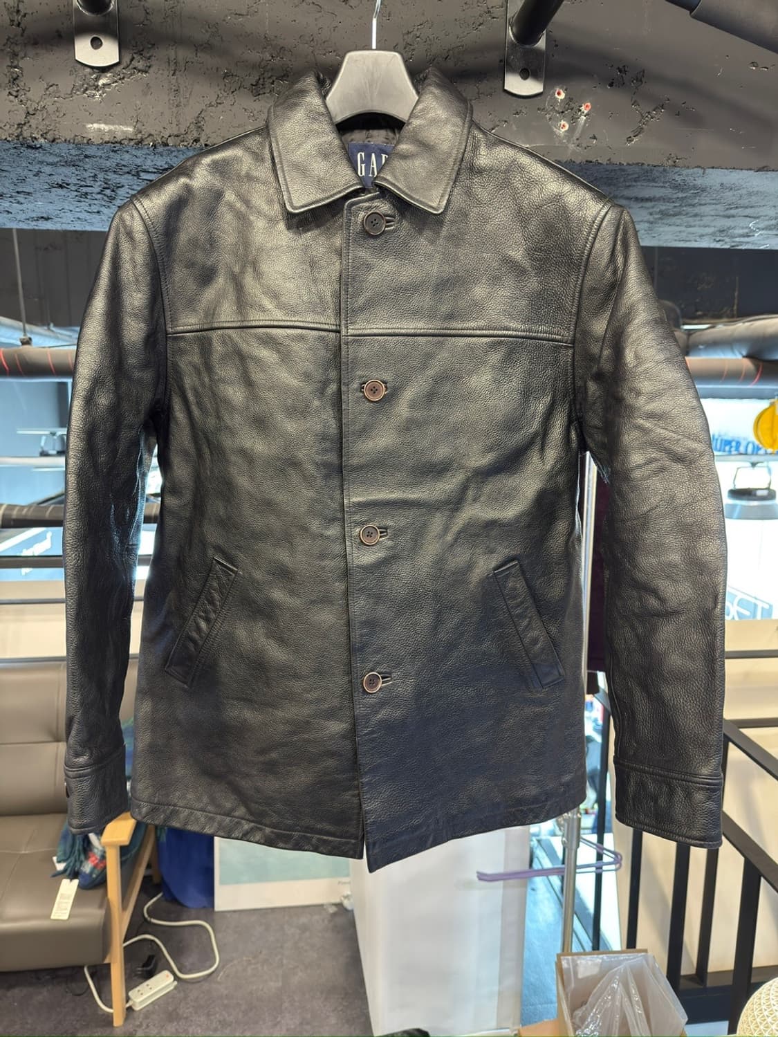 올드갭 레더 카코트 M 사이즈 상품이미지1