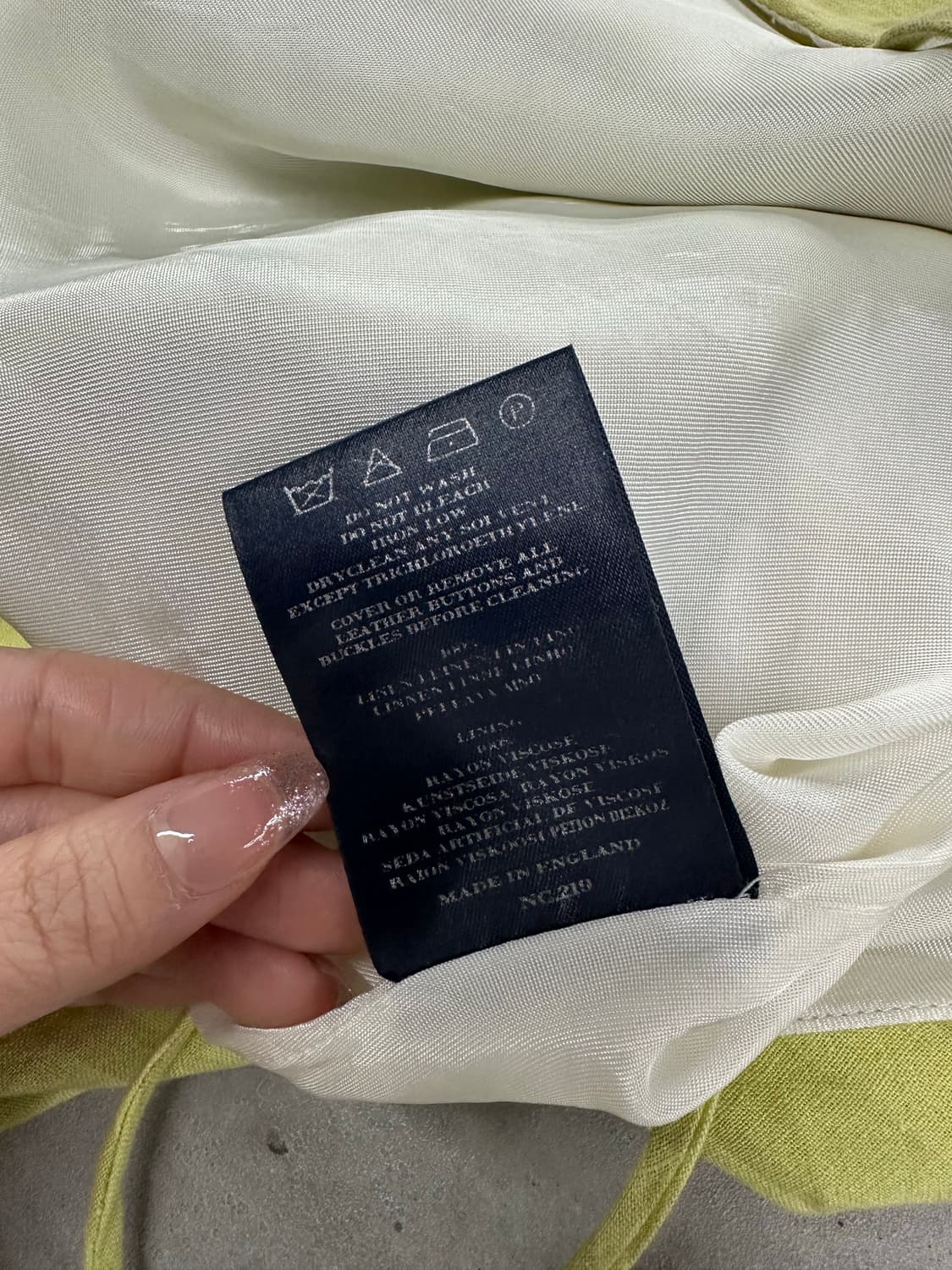 버버리 린넨 체크 원피스 상품이미지9