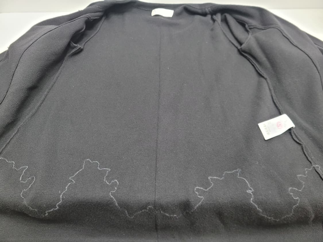 GIVY 기비 레이스 자수 포인트 울 가디건 /  여 54호(85) 블랙 상품이미지8