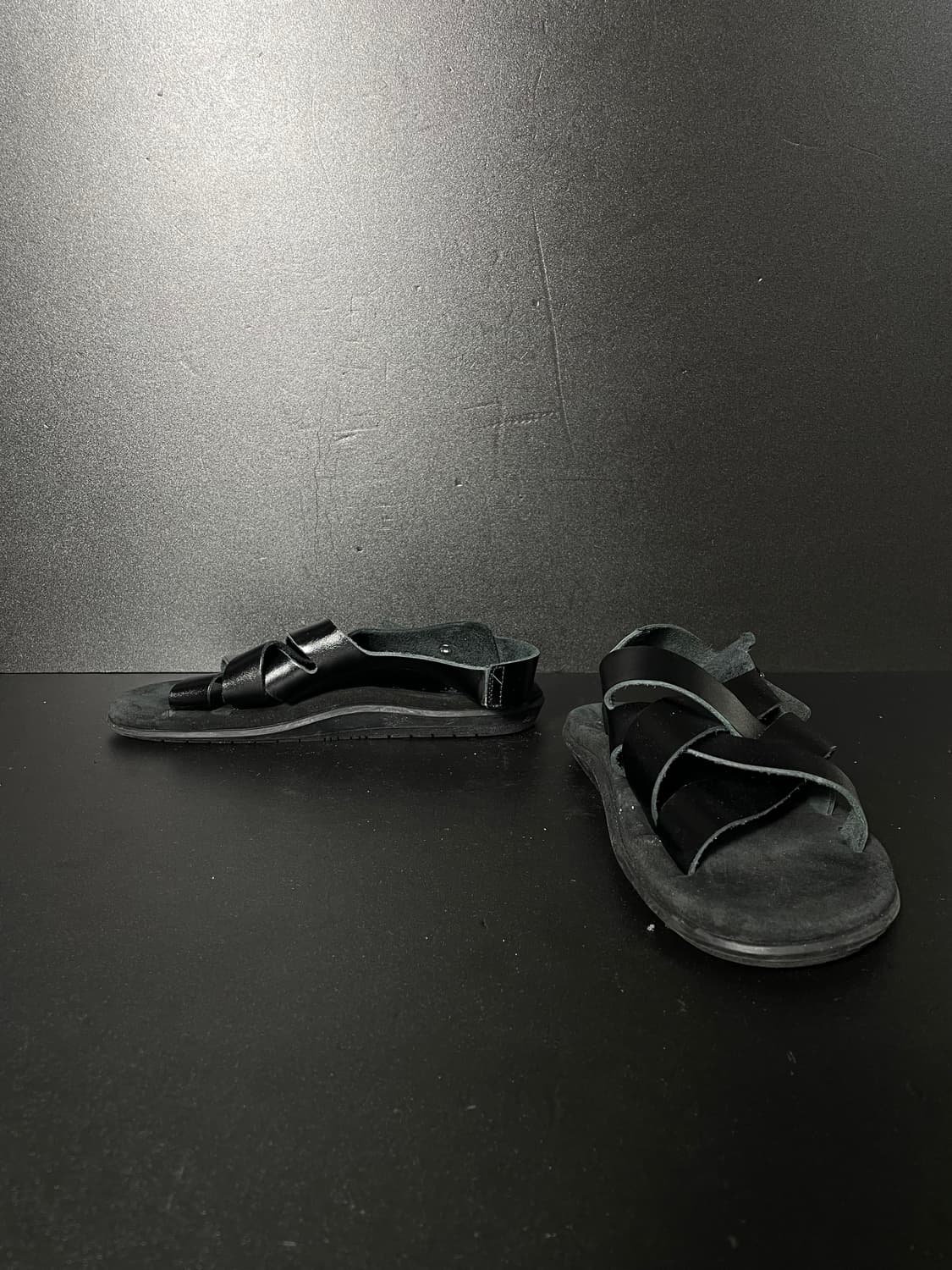 [255] 아일랜드 슬리퍼 백 스트랩 가죽 샌들 상품이미지5