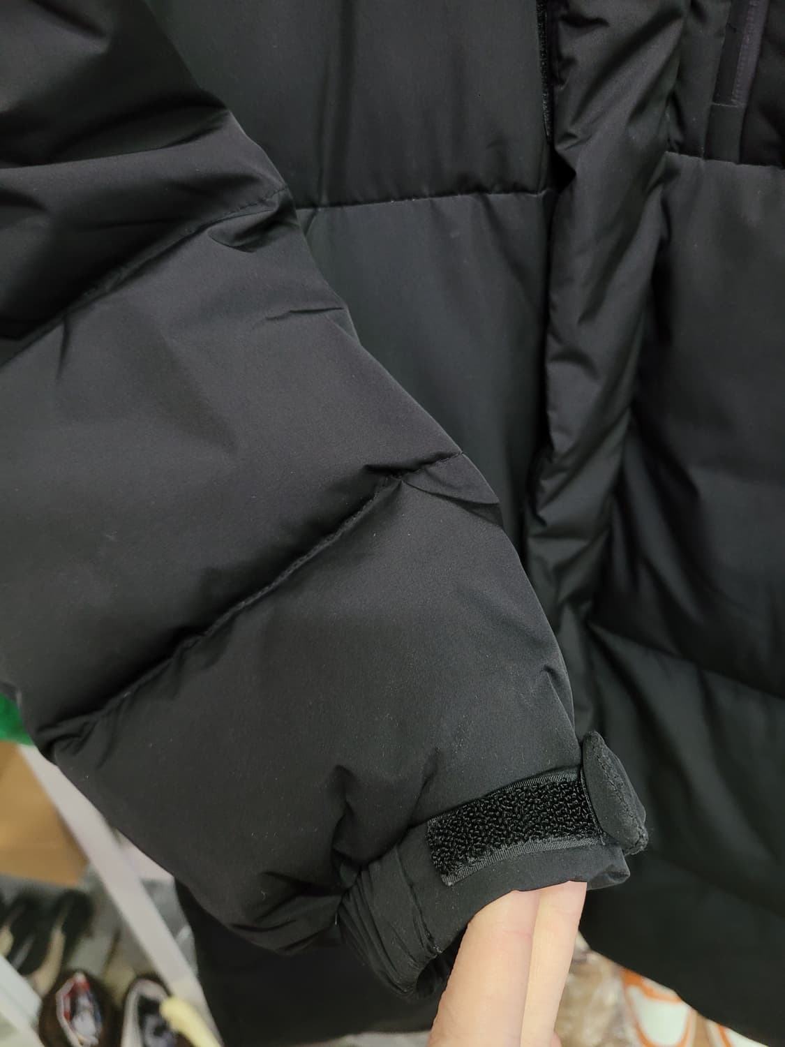 노스페이스 블랙 롱 패딩 상품이미지3