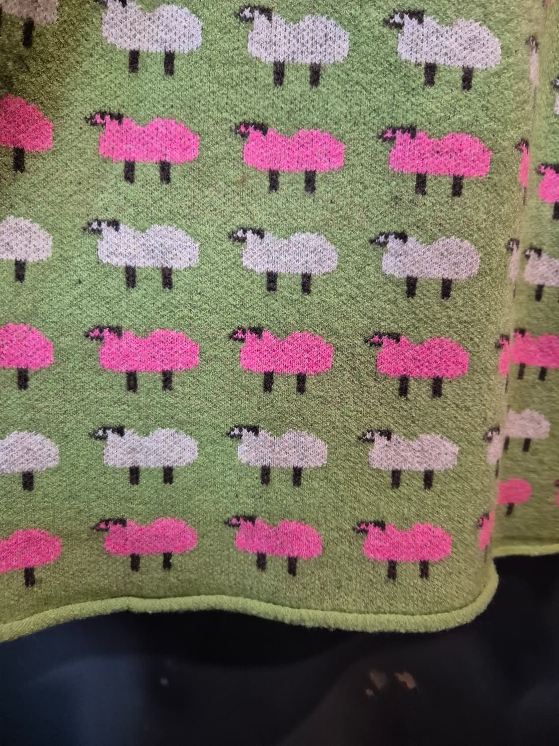 양무늬 니트 조끼 원피스 77 88 상품이미지5