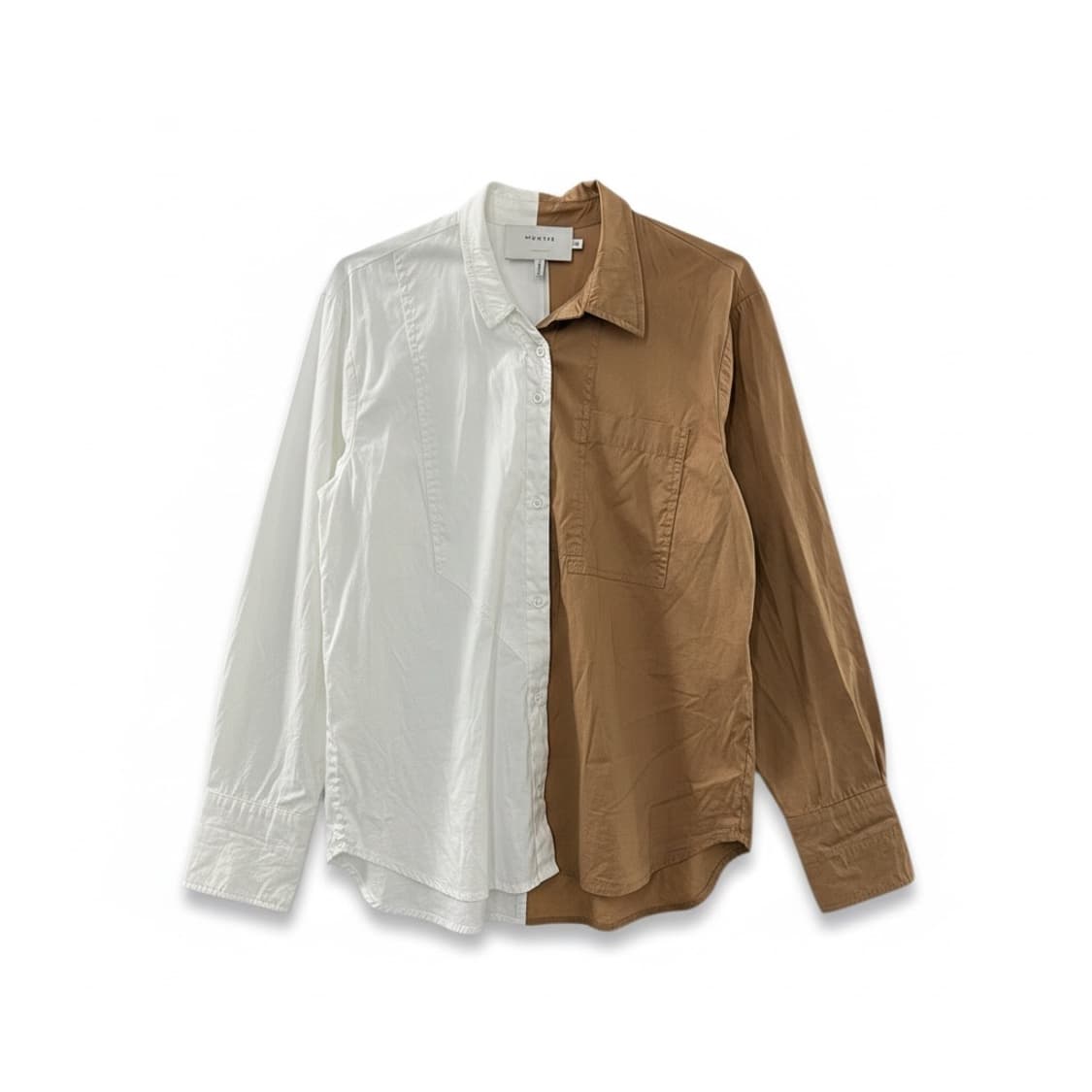 MUNTHE 투톤 셔츠 34사이즈 상품이미지1