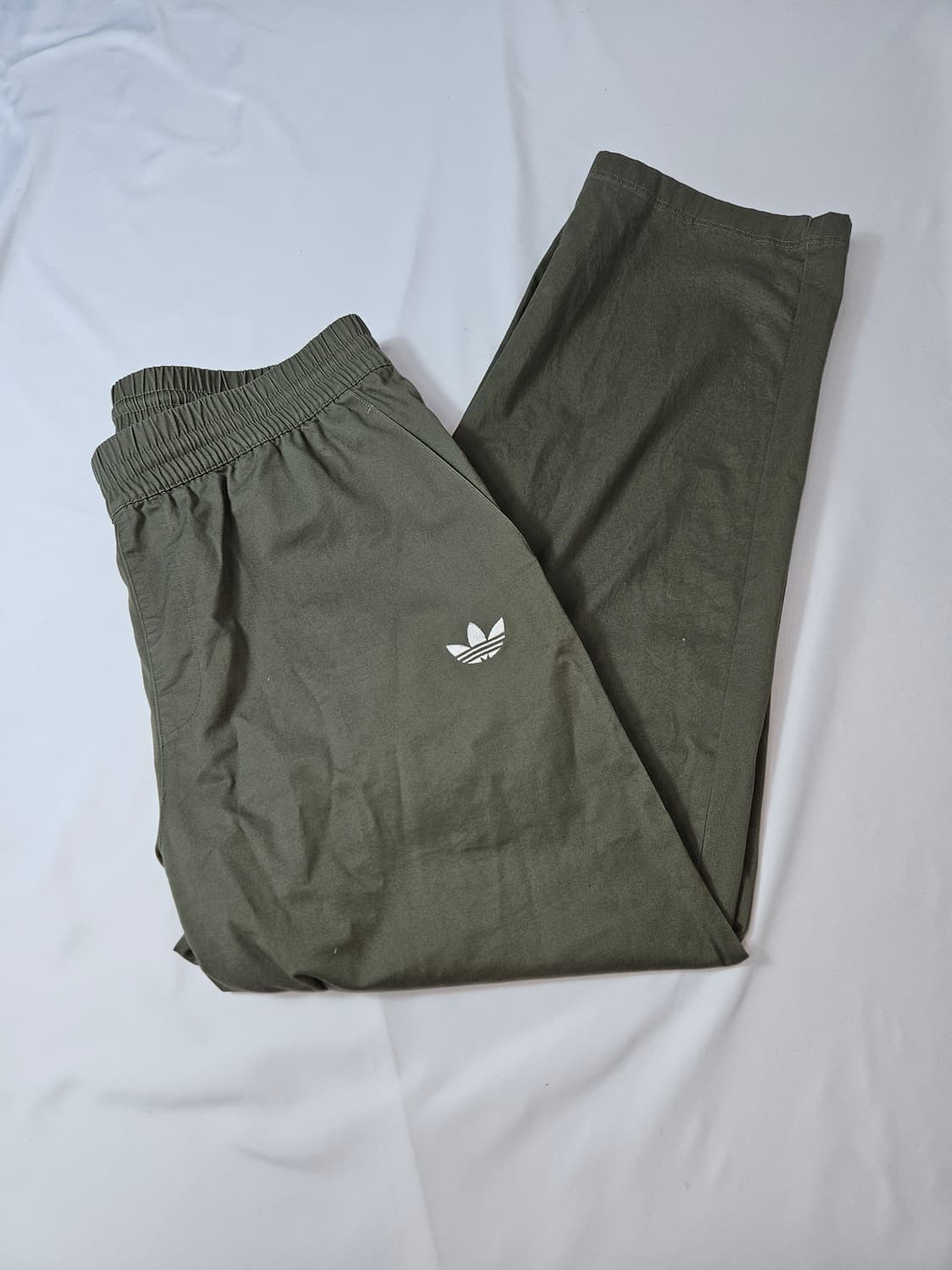 아디다스 오리지널 카키 치노팬츠 코튼 워크팬츠 가첼 L (거의 새상품) 상품이미지1