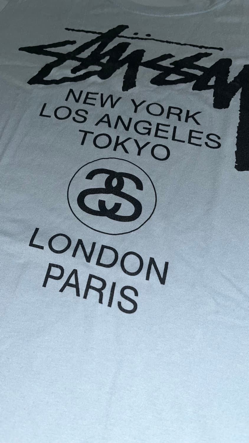 스투시 반팔 스카이블루 상품이미지3