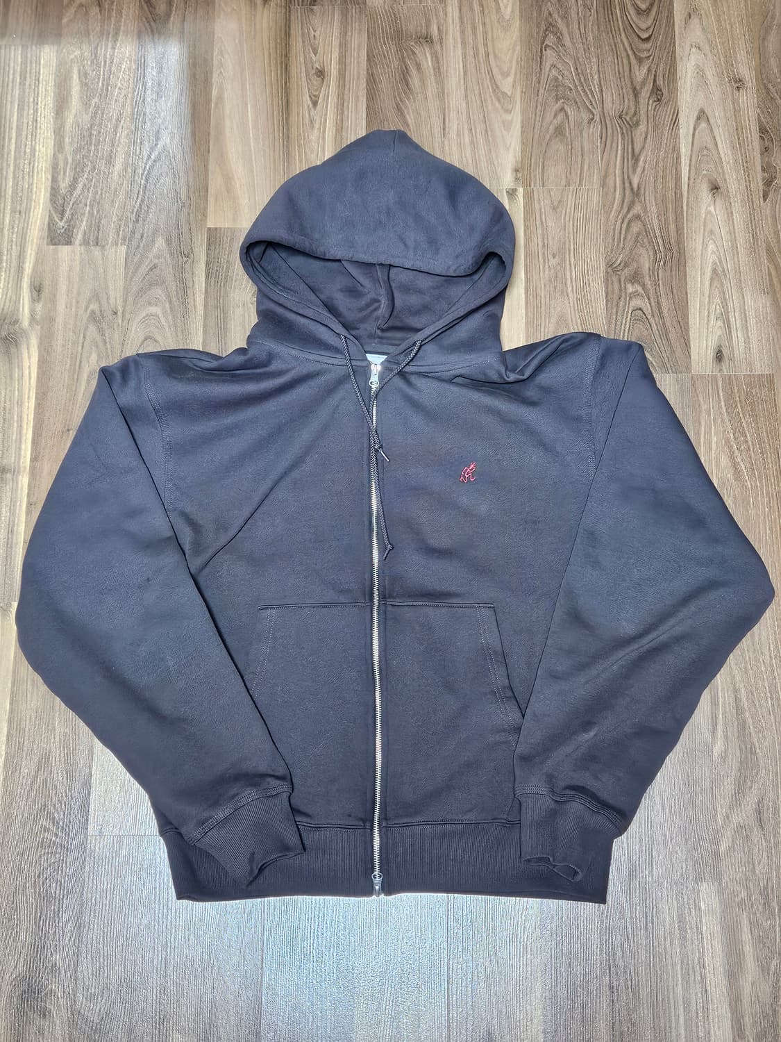 그라미치) 원포인트 후드집업 딥 브라운 XL 상품이미지1