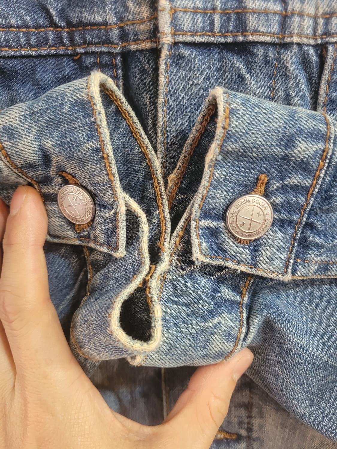 ZARA WOMAN 루니툰 패치 데님 자켓 S 상품이미지7