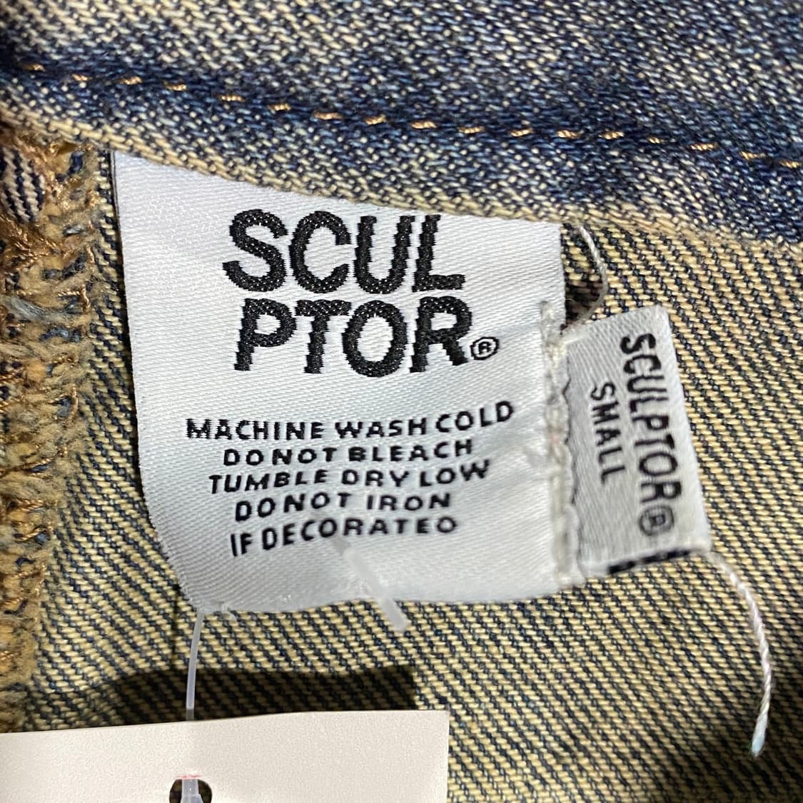 스컬프터 y2k 애시드 데님 카고팬츠 B3828 상품이미지5