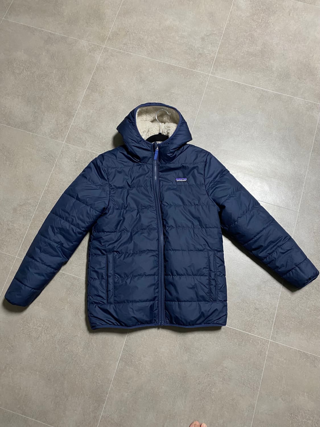 파타고니아 리버시블 퀼팅 플리스 후드 집업 자켓 상품이미지4