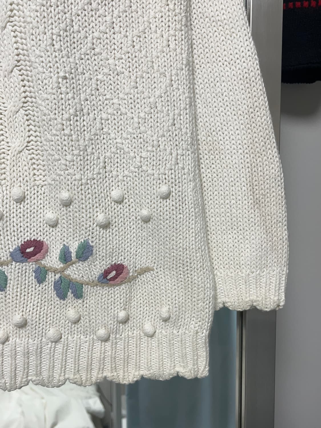 Gina Peters🌷플라워 빈티지 니트 vintage knit 상품이미지6