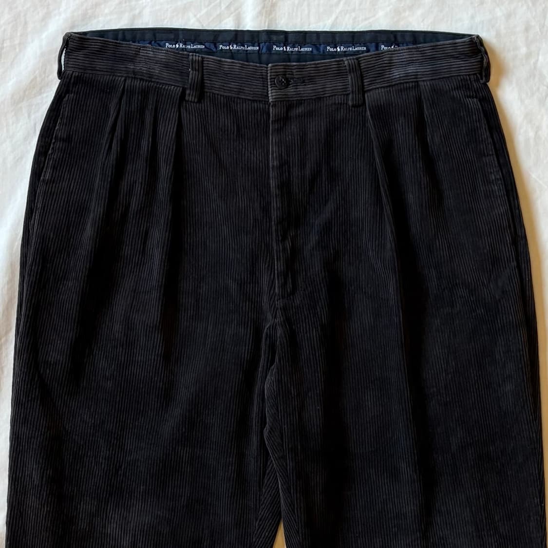 [35-36] 90s 폴로 랄프로렌 앤드류 코듀로이 투턱 팬츠 상품이미지2