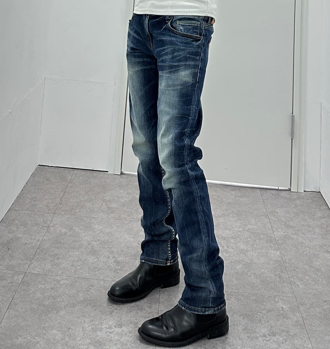 Vintage washing denim pants  상품이미지2